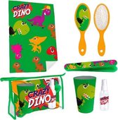 toilettas gevuld Crazy Dino 6-delig
