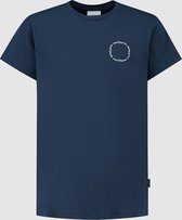 Ballin Amsterdam -  Jongens Slim Fit   T-shirt  - Blauw - Maat 176