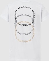 Ballin Amsterdam -  Jongens Slim Fit   T-shirt  - Wit - Maat 128