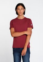 J&JOY - Mannen T-shirt Essentials Burgundy