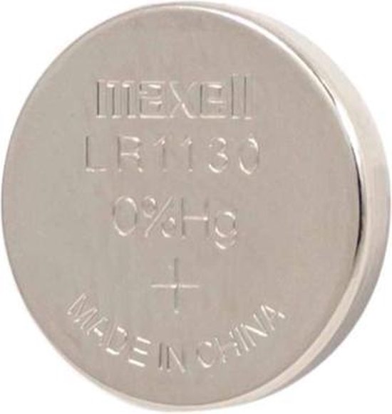Maxell - LR1130 - Cellule alcaline Mirco - Fabriqué au Japon - 1 pièce - 0% de Mercury - Haute qualité