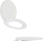 Ergonomische Luxe WC-bril - Softclose – Universeel - Easy Clean - Thermoplast - Wit