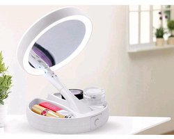 foto van LED- draaibare cosmetische vergrootspiegel voor make-up