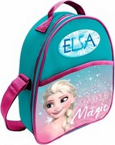 schooltas Frozen 25,5 cm polyester blauw/roze