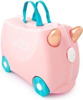 reiskoffer Ride-on Flamingo Flossi 46 x 30 cm roze