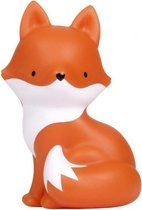 spaarpot Vos 18,7 cm PVC oranje