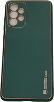 ZKl Telecom Telefoonhoesje - Back Cover - Geschikt Voor Samsung Galaxy A52 - Groen