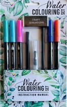 Craft Sensations - Stiften met zachte penseelpunt - Waterkleur set ''1'' - Aquarel - Stiften - Schilderen - Inkt op waterbasis - Creatief voor volwassenen