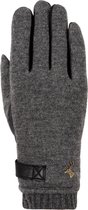 Schwartz & von Halen Leren Handschoenen voor Heren Brody - schapenleren handschoenen met warme fleece voering & touchscreen-functie Premium Handschoenen Designed in Amsterdam - Gri