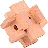 breinbreker puzzel L 4,5 cm hout bruin