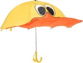 parapluie enfant avec canard et bec 73 cm jaune