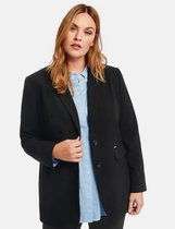 SAMOON Dames Klassieke blazer Black-52