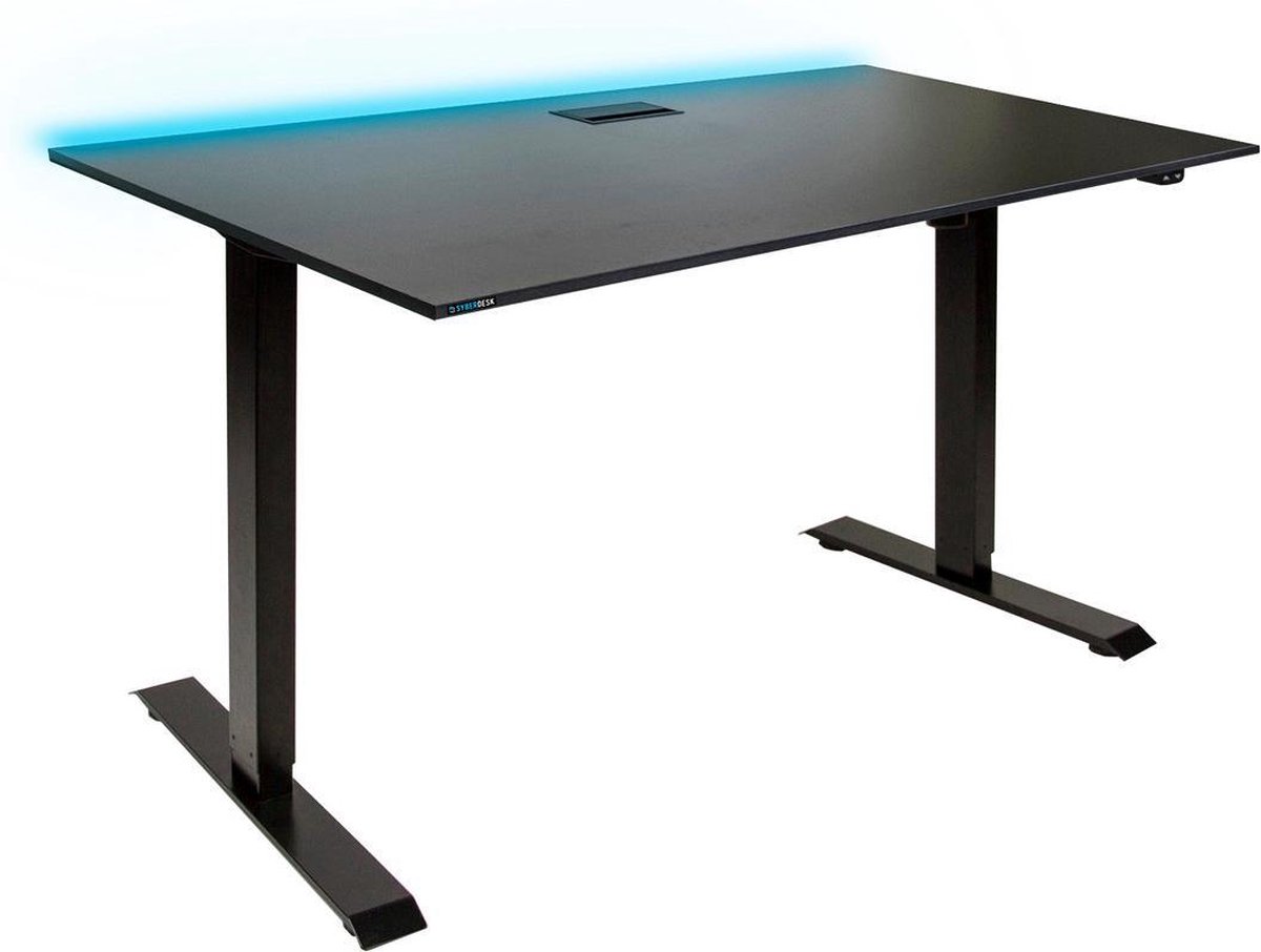Milo Gaming Desk Pro Bureautafel - Computer Tafel - Elektrisch verstelbaar - LED verlichting - Zwart