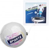 voetbaltrainer Pro Sports 19 cm kunstleer wit