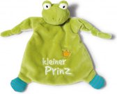 knuffeldoekje Frog 27 x 24 x 6 cm pluche groen