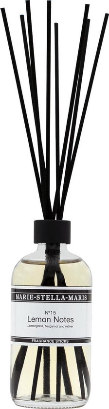 Bâtonnets Bâtons parfumés Marie-Stella-Maris - Notes Citronnées - Parfum d' Intérieur - Parfum d' Parfum intérieur - 240 ml