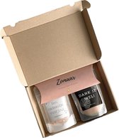 Kerst brievenbuspakket cadeautje - kerstpakket - cadeau pakket - himalayazout - badzout - bodyscrub - brievenbus cadeau - cadeau - brievenbus - snoep - eten - koffie - chocolade - cadeau - ve