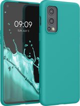 kwmobile telefoonhoesje voor OnePlus Nord 2 5G - Hoesje voor smartphone - Back cover in petrol