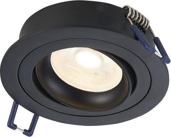 Set van 10 Smart Inbouwspots - Dimbaar - 6 Watt - RGBWW - IP65 waterdicht - Plafondspot Chroom - Venezia