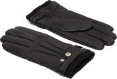Leren Handschoenen Heren - 100% Echt leder - Warme voering - Model Jack - Zwarte Handschoenen - Winddicht en met goede pasvorm