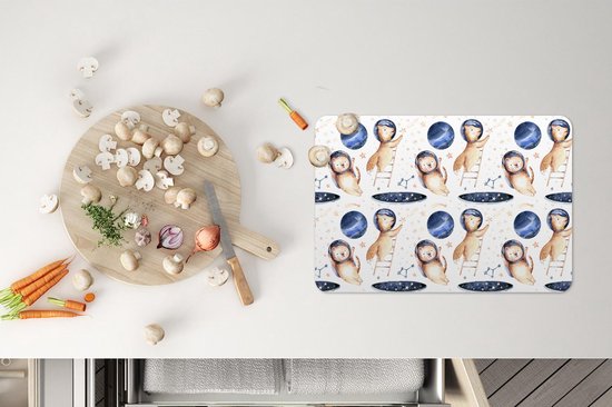 Set de table - Chat - Renard - Étoiles - 45x30 cm - 6 pièces