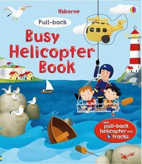Book,　Pull-back　Boeken　Busy　bol　Helicopter　Fiona　Watt　9781409532668