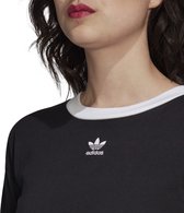 adidas Originals Crop Top Tee-Shirt Vrouwen Zwarte 14 jaar oud