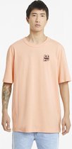 Puma Fd Downtown Graf Tee T-shirt Mannen Oranje Heer