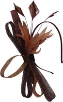 Jessidress® Bruids Diademen Feestelijke Hoofdband Luxe Haarband Dames diadeem - Bruin