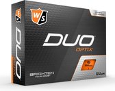Wilson Staff DUO Soft+ Optix Golfballen - Mat Oranje - 12 Stuks