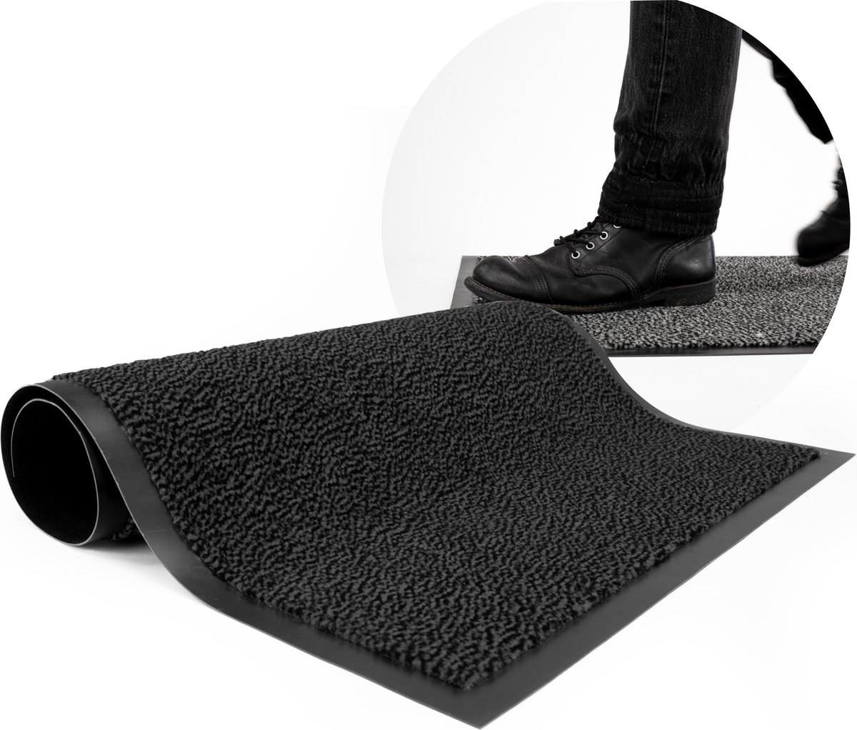 FCSDETAIL Schoonloopmat, wasbaar, 50 x 80 cm, deurmat voor
