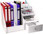 Kamyra® Bureau Organizer - Bureauaccessoires - Desk Pennenbakje, Pennenhouder, Brievenbak en Lade - PVC, 34 x 28 x 24 cm