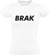 Brak | Dames T-shirt | Wit | Hangover | Kater | Feest | Drank