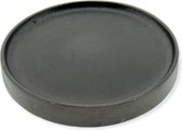 PTMD - Kaarsenhouder PTMD - Voor Stompkaars - Zwart Aluminium - Ø 11,5cm