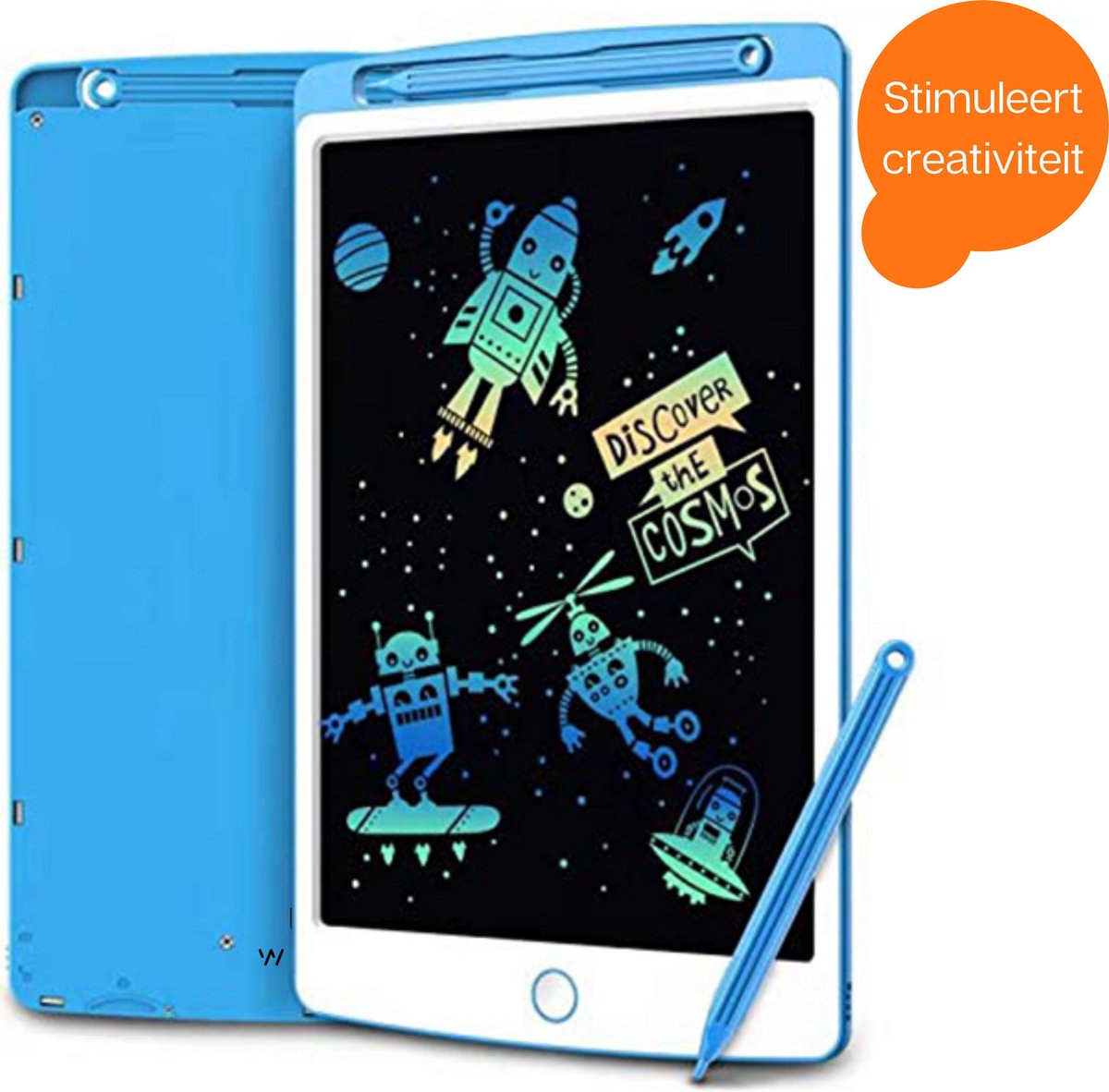 Tekentablet kinderen WBTT® - Tekenbord - LCD Tekentablet kinderen - Grafische tablet kinderen - Kindertablet Blauw
