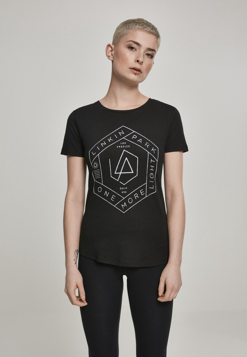 Merchcode Linkin Park Linkin Park OML Fit Dames T-shirt XS Zwart