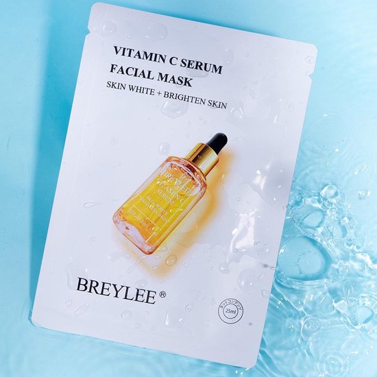 BREYLEE VITAMIN C SERUM FACIAL MASK VITAMINE C SERUM GEZICHTSMASKER