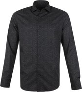 Vanguard - Overhemd Poplin Donkerblauw - XL - Heren - Modern-fit