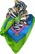 By Lolah - ZIjden sjaal - Designed by Maud - Green Bush