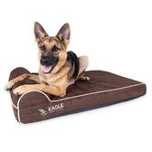 Eagle Orthopedisch Hondenbed - 117 x 71cm - Extra Sterk - Hondenmand - Hondenkussen - Bruin - Maat XL