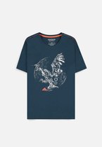 Horizon Forbidden West - T-Shirt- Blauw - Maat L