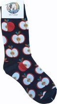 Boerin Nienke - vrolijke sokken - boerderij - appels - appel