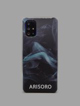 Arisoro Samsung Galaxy A71 hoesje - Backcover - Grey Smoke