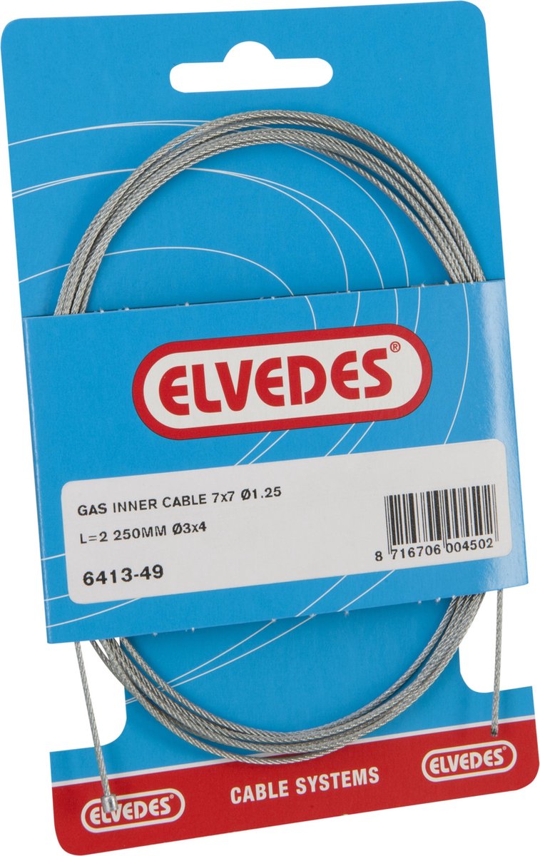 Gaskabel Binnen Elvedes Ton 49-draads (6413-49)