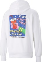 Puma Fd Downtown Graf Hoody Sweatshirt Vrouwen Witte Xl