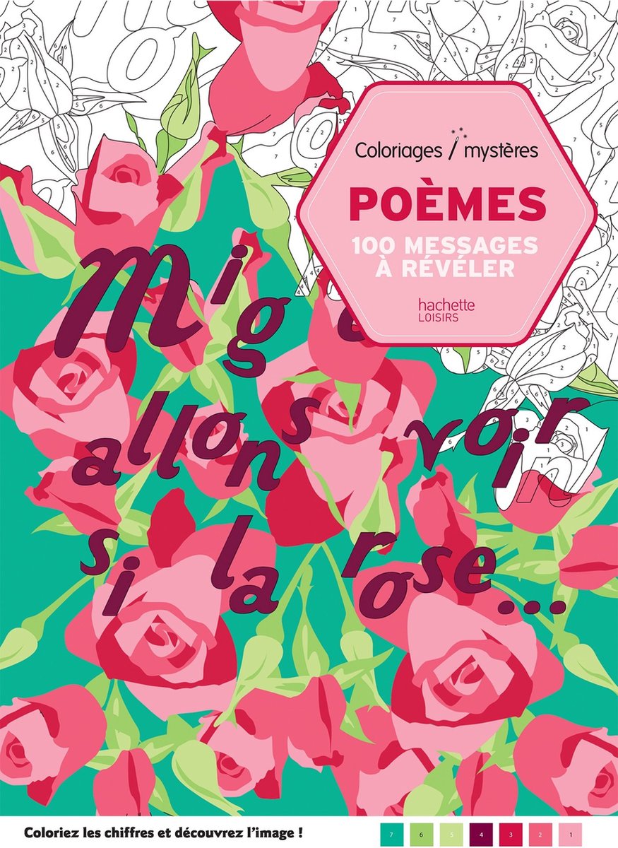 100 Coloriages Poèmes Mystères - Kleuren op nummer