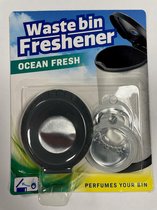 Afvalbak Luchtverfrisser - Air Freshener - 3 x 4 ML met Houder - Ocean Fresh