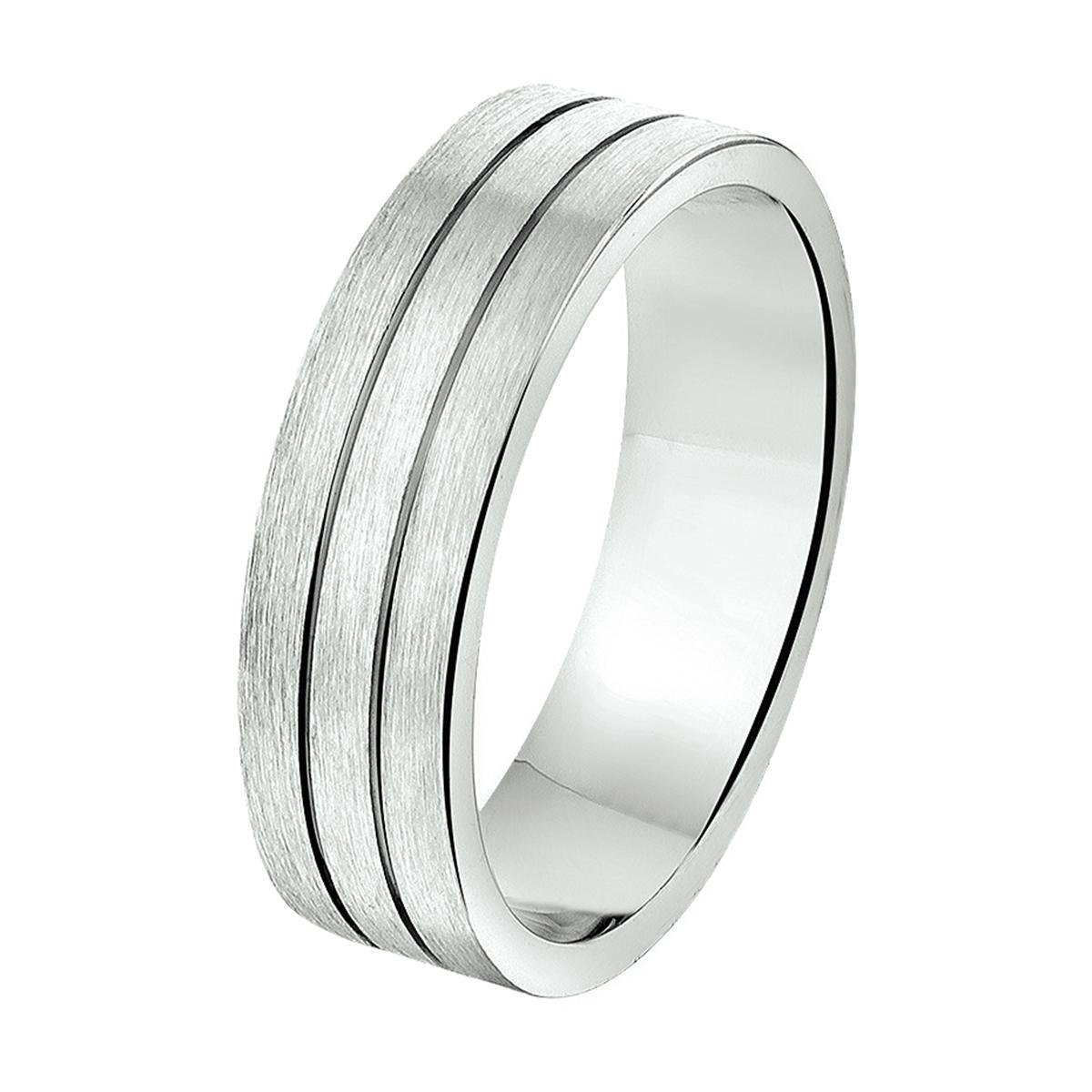 Gerhodineerd Zilver Ring A207 - 6 Mm Zonder Cz 1315235