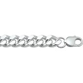 Zilveren Armband geslepen gourmet 9 mm 1001818 21 cm