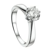 The Jewelry Collection Ring Zirkonia - Zilver